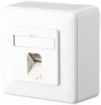 METZ CONNECT E-DAT C6 1 prievadas AP grynai baltas