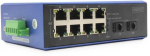 &Scaron;akotuvas Digitus INDUSTRIE 8+2-PORT E POE SWITCH - 8 PORT GE POE RJ452 GE SFP PORT