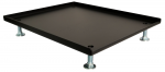 Apsauginis padėklas HL-2ST malkinėms krosnelėms SKAMET 760x455x3mm, juodas