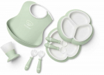 BabyBjorn Dinnerware - 8 dalių maitinimo rinkinys | Milteliai Žalia