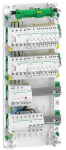 SCHNEIDER ELECTRIC I&scaron; anksto surinkta Resi9 XP PW grupinė plok&scaron;tė, 4 eilės, 13M: 1xAFB, 1xSPD + 2xRCD + 7xC10A 1PN + 2xC16A 3PN + 1xC10A 3PN ir 1xRCBO C20A 3PN