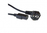 ACT &bdquo;Advanced Cable Technology&ldquo; CEE 7/7 - C13 - 10,00 m 10 m CEE7/7 C13 jungties juodas maitinimo kabelis (AK5127)