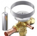 Danfoss TE2 R134a/R513A litavimas - termostatinis i&scaron;siplėtimo vožtuvas, 1/2 ODF, 1/4, R134a/R513A, M