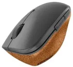 Pelė Lenovo Go Wireless Vertical, de&scaron;inei rankai, Optinė, RF belaidė + USB Type-A, 2400 DPI, Pilkas, Wood