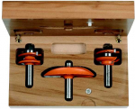 Frezų rinkinys CMT for kitchen; 12 mm; profile D+B; 3 dalys