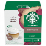Kavos kapsulės, suderinamos su NESCAF&Eacute;&reg; Dolce Gusto&reg; Starbucks Cappuccino, 6 + 6 vnt.