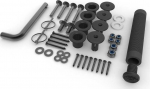 Berg Beach Wagon - Assembly Set Juodas