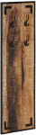 Paltų kabykla, 35x8x110cm, neapdorotos mango medienos masyvas