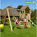 Nsh Nordic Jungle Gym Club žaidimų bok&scaron;tas, komplektuojamas su sūpynių moduliu ir čiuožykla (804-284NSX)