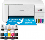 Daugiafunkcis spausdintuvas Epson EcoTank L3276, ra&scaron;alinis, Spalvotas | 3-in-1 | A4 | Wi-Fi | Baltas