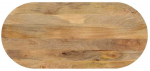 Stalvir&scaron;is, 90x40x2,5cm, mango medienos masyvas, ovalo formos