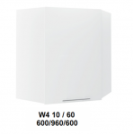 Extom Pakabinama spintelė Sidabrinis W4 10 60