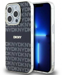Apple iPhone 13 Pro Max DKNY dėklas IML Mono & Stripe MagSafe (DKHMP13XHRHSEK) juodos spalvos