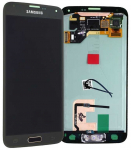 SAMSUNG G900F S5 juodas (TFT version) HQ ekranas su lietimui jautriu ekranu