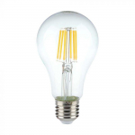 10W LED filamentinė lemputė, E27, A60, 4000K