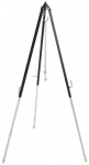KOOPMAN Feuerkessel-Halter Halterung f&uuml;r Feuerschale oder Grillrost Grillgestell Dreibein verstellbar 150 cm