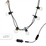 Lumi Garden Lumi Jardin LUMIJARDIN Garland 20 LED lemputės - &Scaron;iltai balta - I&scaron;valoma vakarėliui