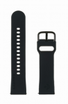 Garett Dirželis universalus silikonowy juoda 22 mm