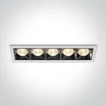 20W LED įleidžiamas &scaron;viestuvas, baltas, 3000K, 50506B/W/W