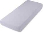 Riposo PREMIUM satino paklodė su guma Light pilkas 120x200 cm
