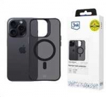 3mk Smoke MagCase with MagSafe Apple iPhone 15 Pro - Semi-dėklas telefonui skaidrus
