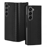Dux Ducis Brill leather dėklas skirtas Samsung Galaxy Z Fold 6 with flap and card slot - juodos spalvos