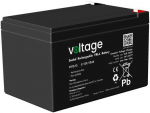 VOLTAGE AGM įtampos 12V 12Ah VE12-12 baterija (eksploatavimo trukmė 6-9 metai)