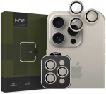Kameros apsauga Apple iPhone 15 Pro / 15 Pro Max HOFI CamRing Pro+ Titanium pilkos spalvos