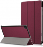 Dėklas Reach Smart Leather Nokia T20 tamsiai raudonas