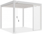 Horizontalios žaliuzės pavėsinėms Pergola ELEGANCE/DELUXE/FUSION 1 m, Baltas (93 cm)