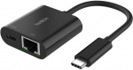 Belkin USB-C eterneto adapteris 100W PD