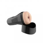 Slt By Shots S.L.T. Easy Grip XL Anal Model Self-Lubrication System, Transparent Juodas