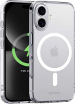 Dėklas Crong Clear MAG Cover su iPhone 16 Plus permatomomis