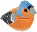 Wild Republic - Plush Toy Bird With Sound 18 cm Chaffinch (808019)