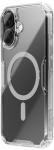Nillkin Nature Pro Magnetic with MagSafe Apple iPhone 16 - dėklas telefonui skaidrus & dėklas telefonui baltos spalvos