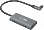 SmallRig 4598 USB-C Hub 4-in-1 PD/USB-C 3.1/USB-C 2.0 with Audio Adapteris