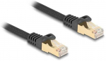 Delock Delock RJ45 Netzwerkkabel mit Geflechtmantel Cat.6A S/FTP Stecker zu Stecker 10 m juodas