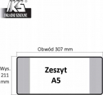IKS Vir&scaron;elis muzikos sąsiuviniui, auk&scaron;tis 152mm x apimtis 435mm p25 IKS kaina už 1 vnt.