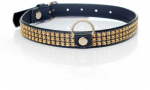 Fetish B Series Erotiniai auskarai feti&scaron;as auksino kristalai 2 cm