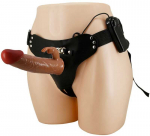 PRETTY LOVE - Marion, universalūs dirželiai, dildo 7.4''TPR, kelių greičių vibracija