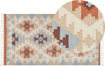 Beliani Medvilninis kilim kilimas 80 x 150 cm daugiaspalvis DILIJAN