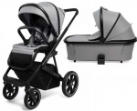 Universalus vežimėlis Muuvo Slick 2.0 Light Pilkas 2in1