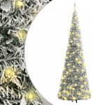 I&scaron;skleidžiama dirbtinė Kalėdų eglutė su sniegu, 120cm, 50 LED