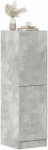 Virtuvės spintelė, betono pilka, 38x41,5x131,5cm, mediena