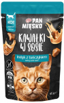 PAN MIĘSKO Gabaliukai padaže kalakutiena su tunu - &scaron;lapias kačių maistas - 85g