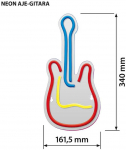 ActiveJet Aktyvuota neoninė LED AJE-NEON GITARA