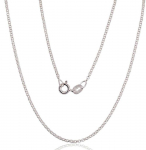 Sidabrinė grandinėlė Rollo 1 mm - 2.6 g. - 1 mm. - 50