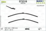 Valytuvų komplektas Valeo Aquablade VA316, 650/580 mm