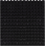 Grindų danga Tiguar ANTISHOCK flooring square 62 mm (Spalva: Juoda)