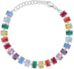 Brosway Blizgi apyrankė su spalvingu kubiniu cirkonio oksidu Fancy Joyful Rainbow FJR02